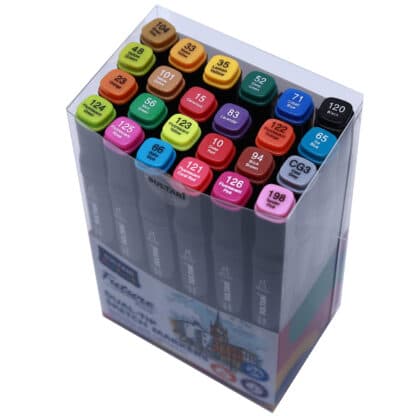 Набір маркерів 24 кольори двосторонні Sultani Future