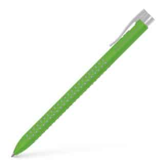 Ручка шариковая Grip2022 зеленая трехгранная автоматическая Faber-Castell