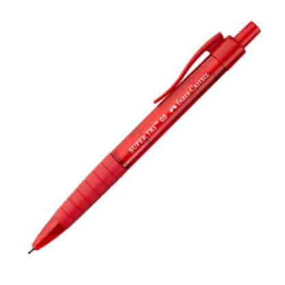 Ручка шариковая Super tri 0,5 мм красная автоматическая Faber-Castell