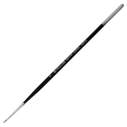 Кисточка «Kolos» Classic 3049R Белка круглая №0 короткая ручка черный ворс