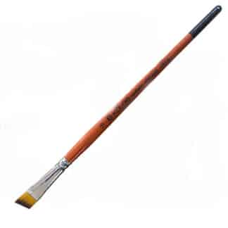 Кисточка «Kolos» Carrot 1097А Синтетика угловая №10 короткая ручка рыжий ворс
