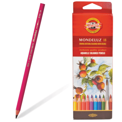 Набір акварельних олівців Mondeluz 18 кольорів Koh-i-Noor