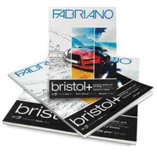 19002129 Альбом для малювання Bristol А4 (21х29,7 см) 250 г/м.кв. 20 аркушів склейка Fabriano Італія