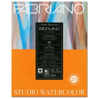 19202003 Альбом для акварели Studio 28х35,6 см 200 г/м.кв. 20 листов Fabriano Италия