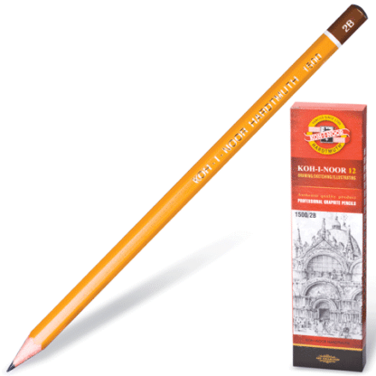 Олівець чорнографітний 1500 2B Koh-i-Noor