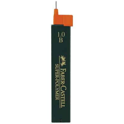 Грифель 0,9 мм B Super-Polymer 12 штук в пеналі Faber-Castell 120901