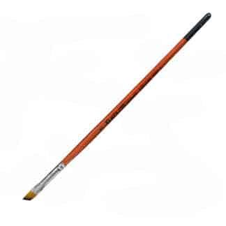 Пензлик «Kolos» Carrot 1097А Синтетика кутова №02 коротка ручка рудий ворс