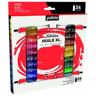 Набір олійних фарб Studio 24 кольори по 12 мл картонна коробка Pebeo