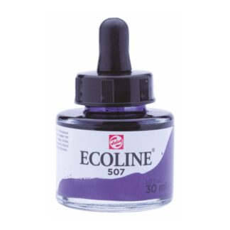 Акварельна фарба рідка Ecoline 507 Ультрамарин фіолетовий 30 мл з піпеткою