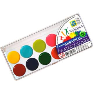 Набір акварельних фарб «Класика» 12 кольорів Луч