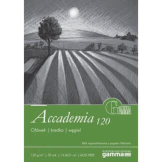 А1201421К50 Склейка для малювання Gamma Accademia 14,8х21 см 50 аркушів 120 г/м.кв., проклейка