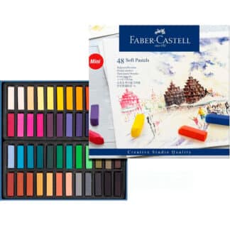 Набор сухой мягкой пастели Studio Quality мини 48 цветов 35 мм Faber-Castell