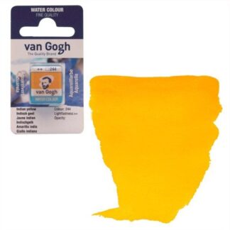 Акварельна фарба Van Gogh 244 Індійська жовта 2,5 мл кювета Royal Talens