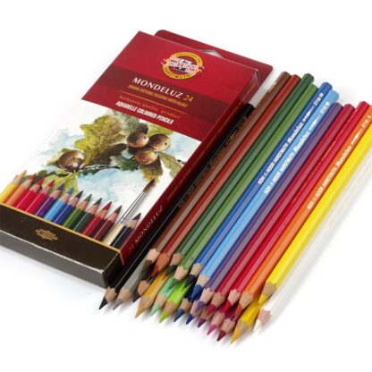 Набір акварельних олівців Mondeluz 24 кольори Koh-i-Noor