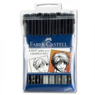 Набір фломастерів «Основні кольори Manga» 8 штук Faber-Castell 167107