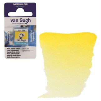 Акварельная краска Van Gogh 254 Перм. лимонный светлый 2,5 мл кювета Royal Talens