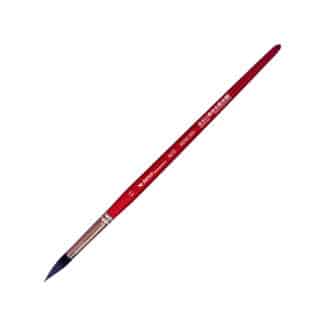 Кисточка «Автор» 5072 Белка имитация круглая №11 короткая ручка красная АртАвангард