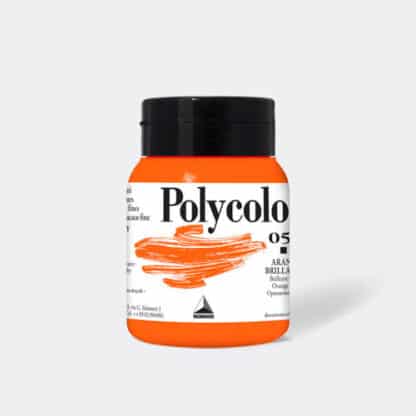 Акриловая краска Polycolor 500 мл 052 оранжевый яркий Maimeri Италия