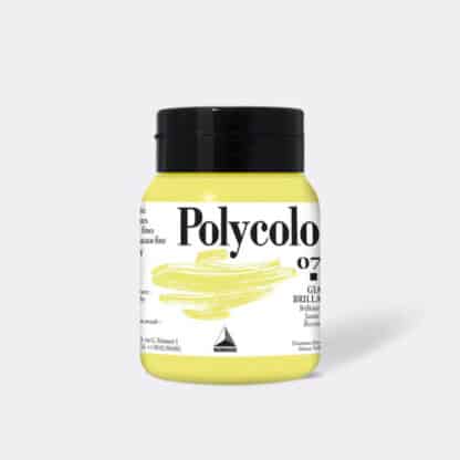 Акриловая краска Polycolor 500 мл 074 желтый яркий Maimeri Италия
