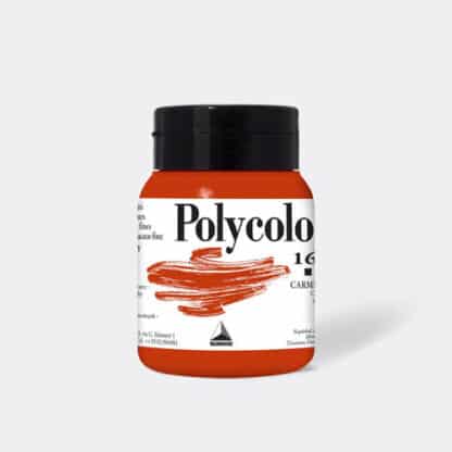 Акриловая краска Polycolor 500 мл 166 кармин Maimeri Италия