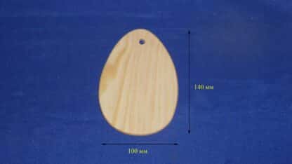 Заготовка дерев'яна «Панно» Яйце 141х100 мм сосна 4,002с Україна